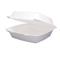 DART - Carryout Food Container, Foam Hinged 1-Comp, 9 1/2 x 9 1/4 x 3, 200/Carton - A1 Tooling