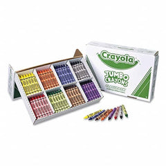 Crayola - Markers & Paintsticks Type: All Purpose Wax Crayon Color: Black; Blue; Brown; Green; Orange; Red; Violet; Yellow - A1 Tooling