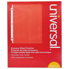 UNIVERSAL - Document Protectors Type: Sheet Protectors-Ring Binder Width (Inch): 8-1/2 - A1 Tooling