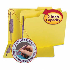 SMEAD - File Folders, Expansion Folders & Hanging Files Folder/File Type: File Folders with Top Tab Fastener Color: Yellow - A1 Tooling