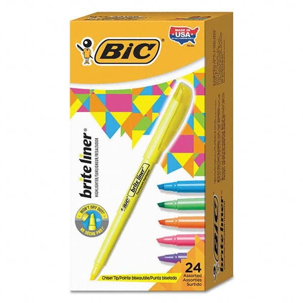 Bic - Markers & Paintsticks Type: Highlighter Color: Yellow; Orange; Pink; Green; Blue - A1 Tooling