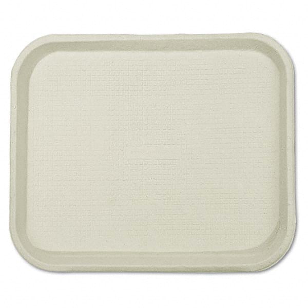 Chinet - Savaday Molded Fiber Food Trays, 9 x 12 x 1, White, Rectangular - A1 Tooling