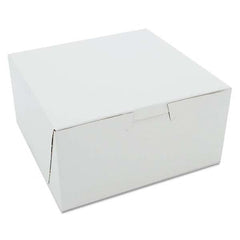 SCT - Non-Window Bakery Boxes, 6 x 6 x 3, White, 250/Carton - A1 Tooling