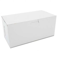 SCT - Non-Window Bakery Boxes, 9 x 5 x 4, White, 250/Carton - A1 Tooling