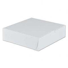 SCT - Tuck-Top Bakery Boxes, 9w x 9d x 2 1/2h, White, 250/Carton - A1 Tooling