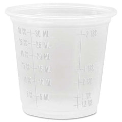 DART - Conex Complements Graduated Plastic Portion Cups, 1.25 oz, Translucent, 2500/CT - A1 Tooling