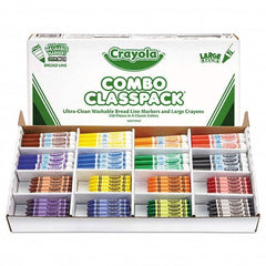 Crayola - Markers & Paintsticks Type: All Purpose Wax Crayon Color: Black; Blue; Brown; Green; Orange; Red; Violet; Yellow - A1 Tooling