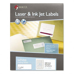 MACO - Labels, Ribbons & Tapes Type: Address Label Color: White - A1 Tooling