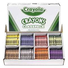 Crayola - Markers & Paintsticks Type: All Purpose Wax Crayon Color: Black; Blue; Brown; Green; Orange; Red; Violet; Yellow - A1 Tooling