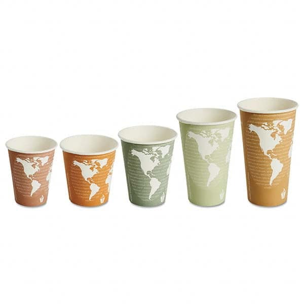 ECO PRODUCTS - World Art Renewable/Compostable Hot Cups, 8 oz, Plum, 50/Pack - A1 Tooling