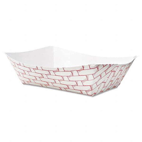 Boardwalk - Paper Food Baskets, 3lb Capacity, Red/White, 500/Carton - A1 Tooling