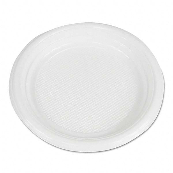 Boardwalk - Hi-Impact Plastic Dinnerware, Plate, 6" Diam, White, 1000/Carton - A1 Tooling