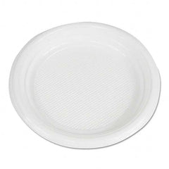 Boardwalk - Hi-Impact Plastic Dinnerware, Plate, 6" Diam, White, 1000/Carton - A1 Tooling