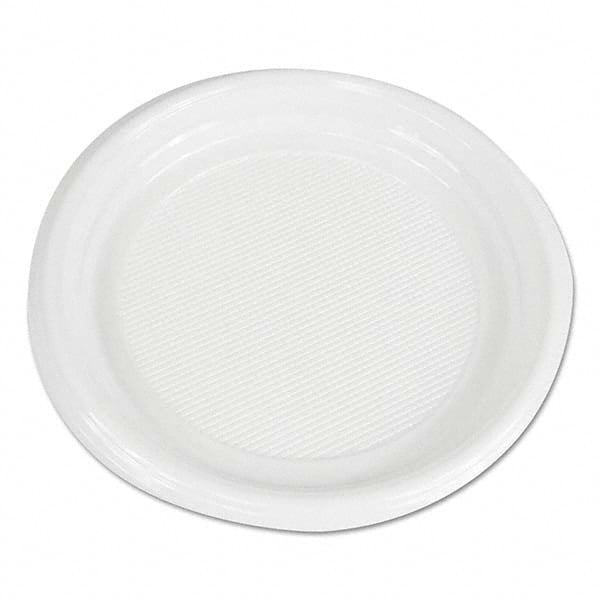 Boardwalk - Hi-Impact Plastic Dinnerware, Plate, 9" Diam, White, 500/Carton - A1 Tooling