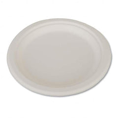 SCT - ChampWare Heavyweight Bagasse Dinnerware, Plate, 9", White, 500/Carton - A1 Tooling