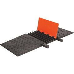 Checkers - On Floor Cable Covers Cover Material: Polyurethane Number of Channels: 5 - A1 Tooling