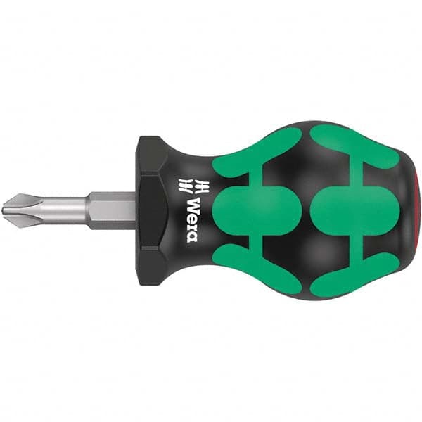 Wera - Phillips Screwdrivers Tool Type: Stubby Phillips Handle Style/Material: Ergonomic - A1 Tooling