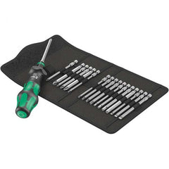 Wera - Screwdriver Bit Sets Type: Bit Set Drive Size: 1/4 (Inch) - A1 Tooling