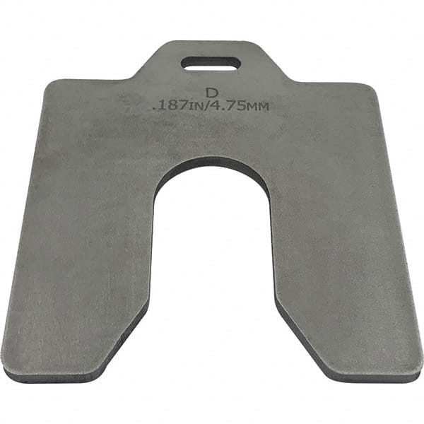 Maudlin Products - Metal Shim Stock Type: Slotted Shim Material: Stainless Steel - A1 Tooling