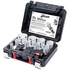 Disston - Hole Saw Kits Minimum Saw Diameter (Inch): 3/4 Maximum Saw Diameter (Inch): 2-1/2 - A1 Tooling