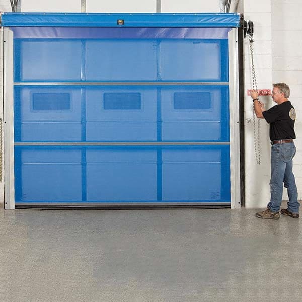 Goff's Enterprises - Dock Strip Doors/Curtains Type: Roll Up Dock Screen Door Width (Feet): 8 - A1 Tooling