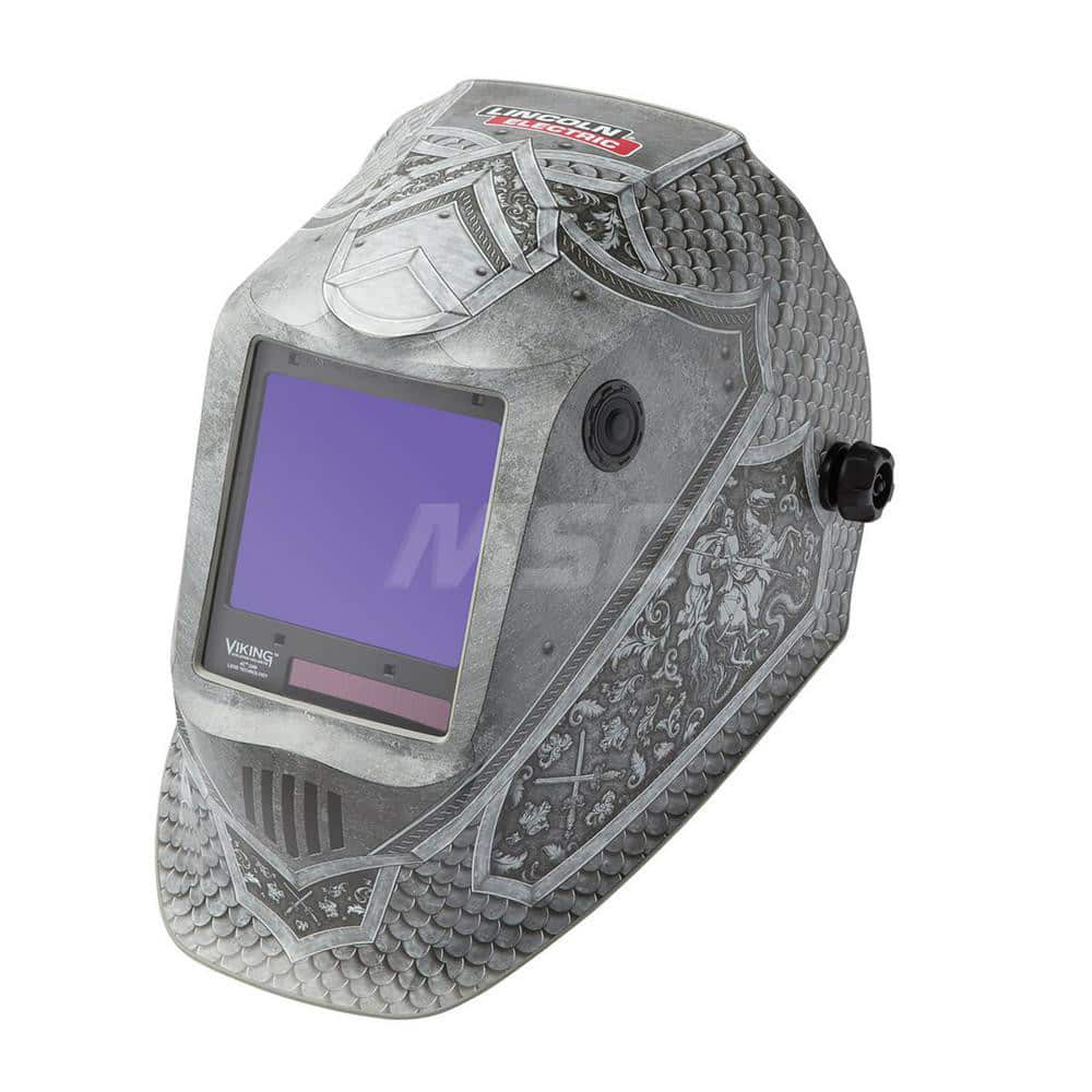 Welding Helmet: Gray, Nylon, Shade 5 to 13, Ratchet Adjustment