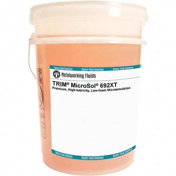 Master Fluid Solutions - TRIM MicroSol 692XT 5 Gal Pail Cutting, Drilling, Sawing, Grinding, Tapping & Turning Fluid - A1 Tooling