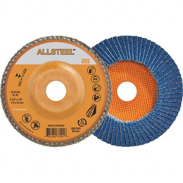 WALTER Surface Technologies - Flap Discs Abrasive Type: Coated Flap Disc Type: Type 27 - A1 Tooling