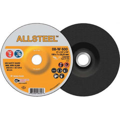 WALTER Surface Technologies - Depressed-Center Wheels Wheel Diameter (Inch): 6 Wheel Thickness (Inch): 1/4 - A1 Tooling