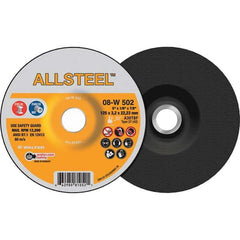 WALTER Surface Technologies - Depressed-Center Wheels Wheel Diameter (Inch): 5 Wheel Thickness (Inch): 1/8 - A1 Tooling