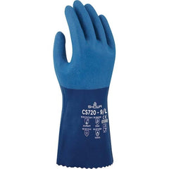 SHOWA - Chemical Resistant Gloves Material: Nitrile Size: Large - A1 Tooling