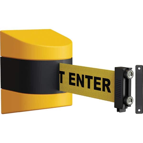 Barrier Parts & Accessories; Type: Belt Barrier; Barrier Type: Wall-Mount Retractable Belt Barrier; Color: Black; Height (Inch): 5.5 in; Height (Decimal Inch): 5.5 in; 5.500000; Length (Inch): 102; Width (Inch): 3.5; Overall Height: 5.5 in; Type: Wall-Mou