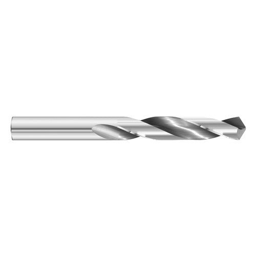 ‎#55 Dia. × 0.052″ Shank × 3/4″ Flute Length × 1-1/2″ OAL, 7xD, 118°, Uncoated, 2xD Flute, External Coolant, Round Solid Carbide Drill