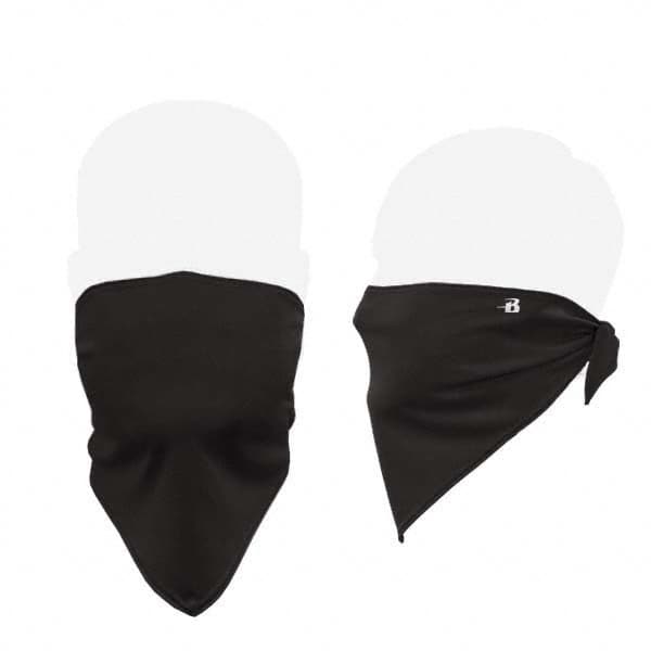 Badger Sport - 100 Pack, Size Universal Black Bandana Design Washable Face Mask - A1 Tooling