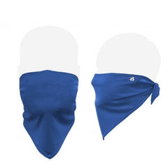 Badger Sport - 100 Pack, Size Universal Royal Blue Bandana Design Washable Face Mask - A1 Tooling