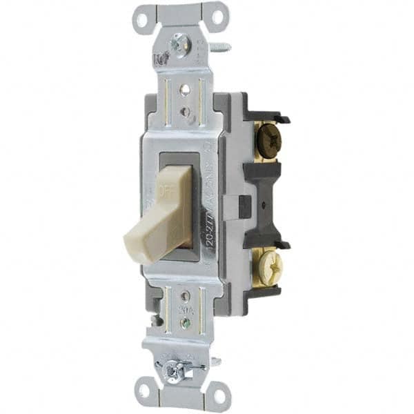 Bryant Electric - Wall & Dimmer Light Switches Switch Type: Three Way Switch Operation: Toggle - A1 Tooling