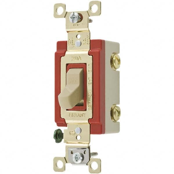 Bryant Electric - Wall & Dimmer Light Switches Switch Type: NonDimmer Switch Operation: Toggle - A1 Tooling