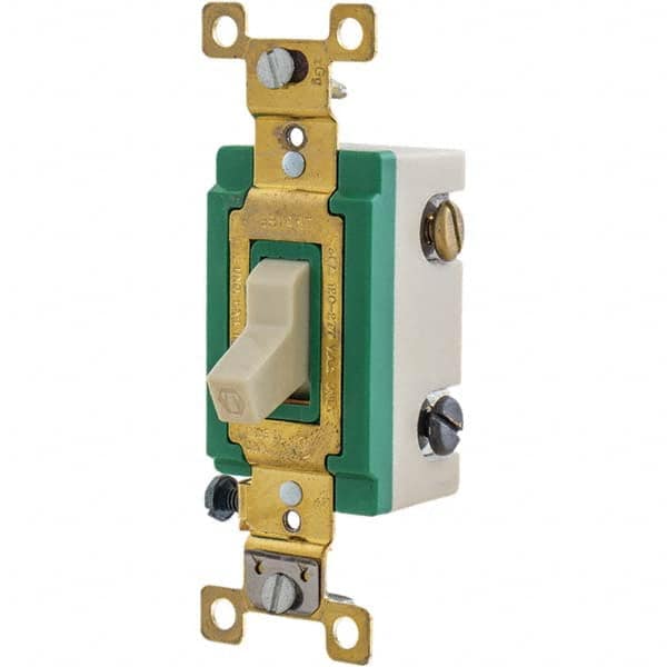 Bryant Electric - Wall & Dimmer Light Switches Switch Type: Three Way Switch Operation: Toggle - A1 Tooling