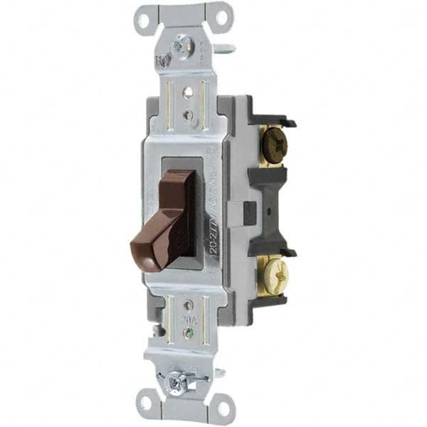 Bryant Electric - Wall & Dimmer Light Switches Switch Type: Three Way Switch Operation: Toggle - A1 Tooling