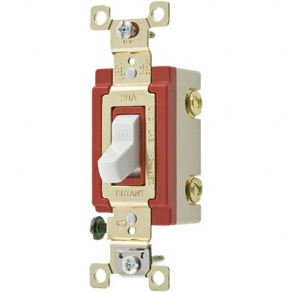 Bryant Electric - Wall & Dimmer Light Switches Switch Type: NonDimmer Switch Operation: Toggle - A1 Tooling