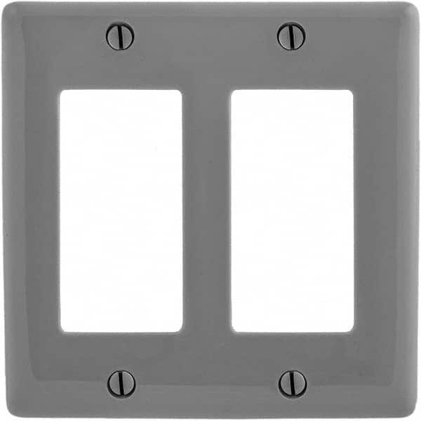 Bryant Electric - Wall Plates Wall Plate Type: Outlet Wall Plates Color: Gray - A1 Tooling