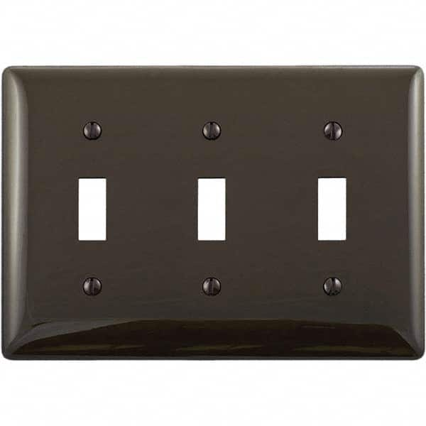 Bryant Electric - Wall Plates Wall Plate Type: Switch Plates Color: Brown - A1 Tooling