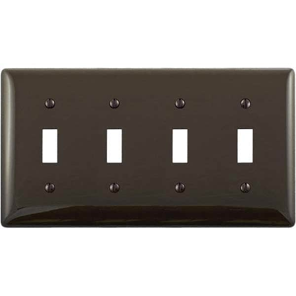 Bryant Electric - Wall Plates Wall Plate Type: Switch Plates Color: Brown - A1 Tooling