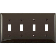 Bryant Electric - Wall Plates Wall Plate Type: Switch Plates Color: Brown - A1 Tooling