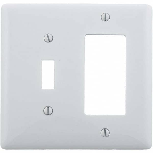 Bryant Electric - Wall Plates Wall Plate Type: Combination Wall Plates Color: White - A1 Tooling