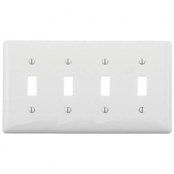 Bryant Electric - Wall Plates Wall Plate Type: Switch Plates Color: White - A1 Tooling