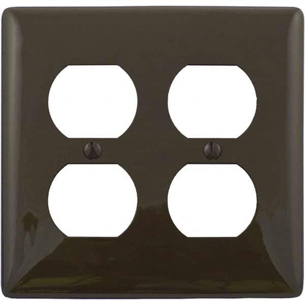 Bryant Electric - Wall Plates Wall Plate Type: Outlet Wall Plates Color: Brown - A1 Tooling