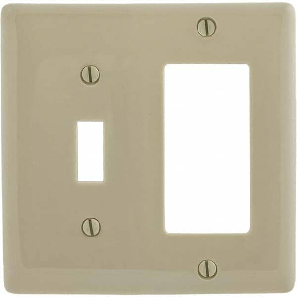 Bryant Electric - Wall Plates Wall Plate Type: Combination Wall Plates Color: Ivory - A1 Tooling