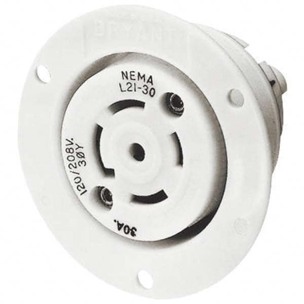 Bryant Electric - Twist Lock Receptacles Receptacle/Part Type: Receptacle Gender: Female - A1 Tooling