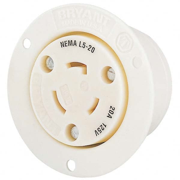 Bryant Electric - Twist Lock Receptacles Receptacle/Part Type: Receptacle Gender: Female - A1 Tooling